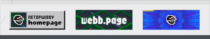 thumbnail for netopwibby’s “88x31 banners on my website”